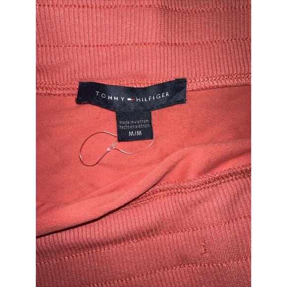 Tommy Hilfiger Women's M Coral Pink Midi Pencil Skirt With Side Stripes - Picture 2 of 4